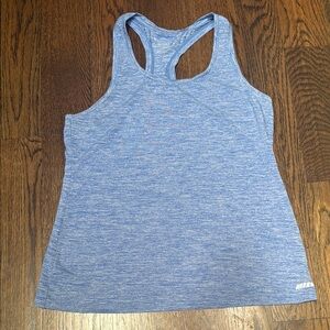 Blue Racerback Tank Top